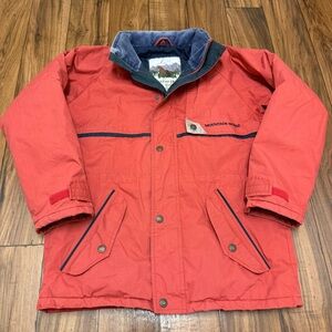 Mountain Horse Size Medium Red Most Technical Riding Jacket Equestrian Horses